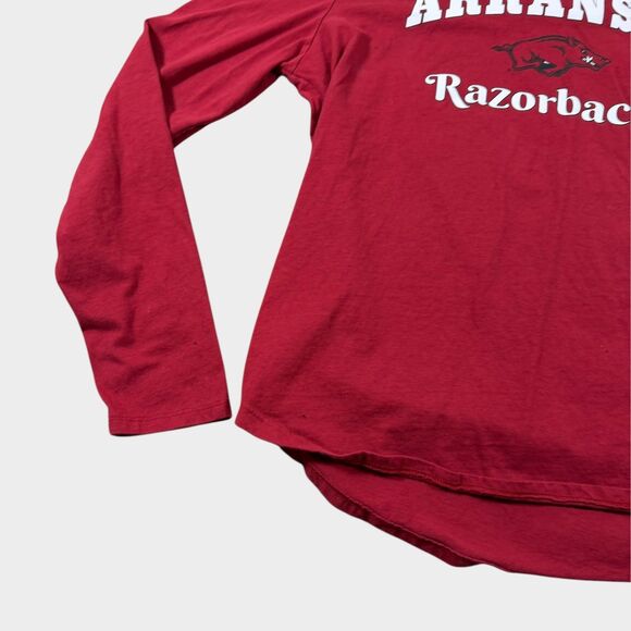 Colosseum Arkansas Razorbacks Womens Medium Red Pullover Hoodie Sweatshirt NCAA - Picture 5 of 8